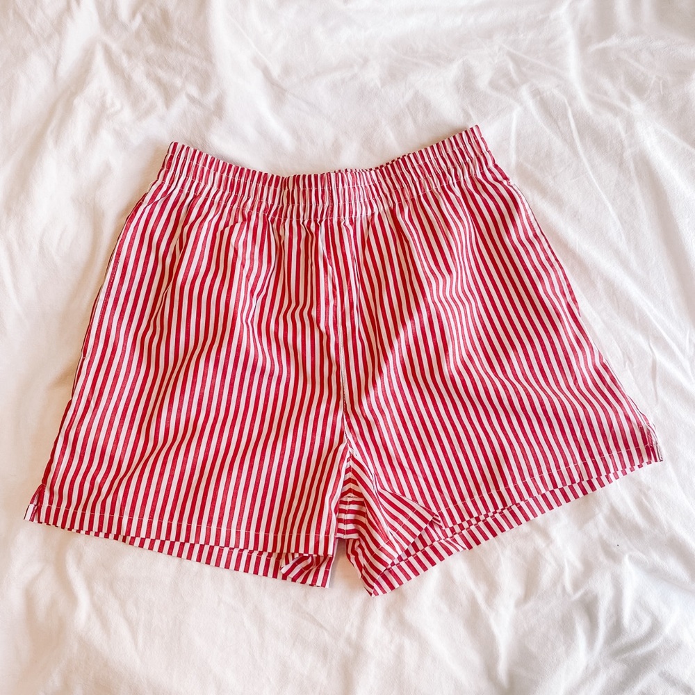 NEW Ardene Red and White Striped Women's Shorts